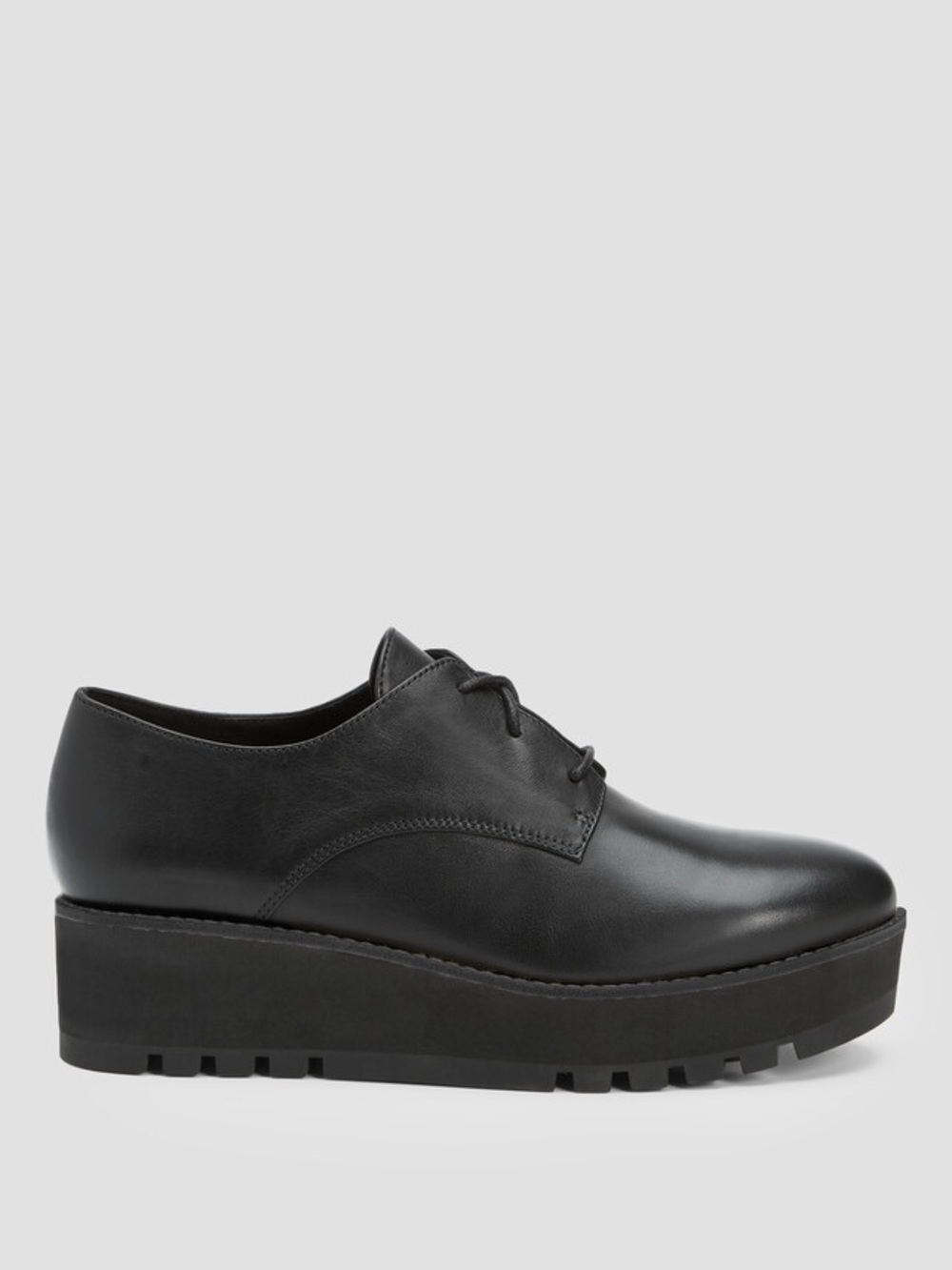 NIB EILEEN FISHER Eddy Smooth Leather Platform Oxford